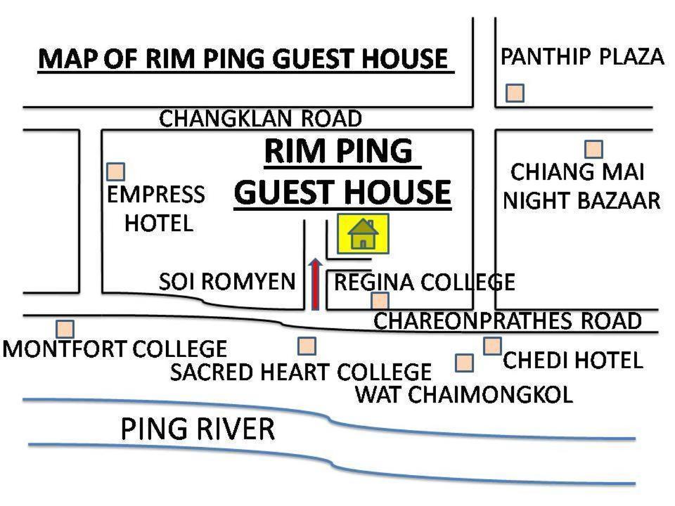 Rim Ping Guest House Chiang Mai Ngoại thất bức ảnh